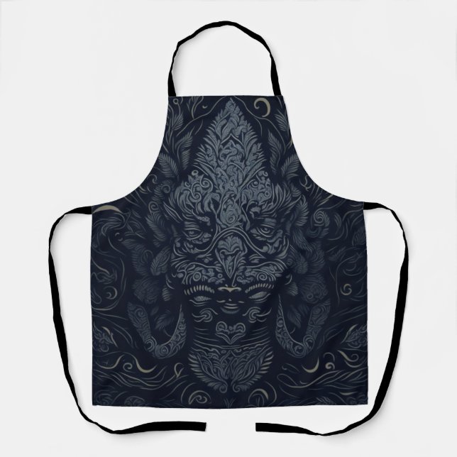 Vibrant Batik Apron (Front)