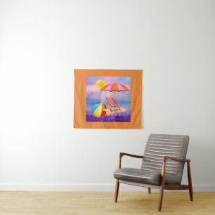 Vibrant Beach Tapestry