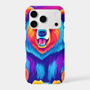 Vibrant Bear in Snow