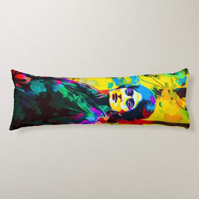 Vibrant Beauty  Body Pillow (Front)