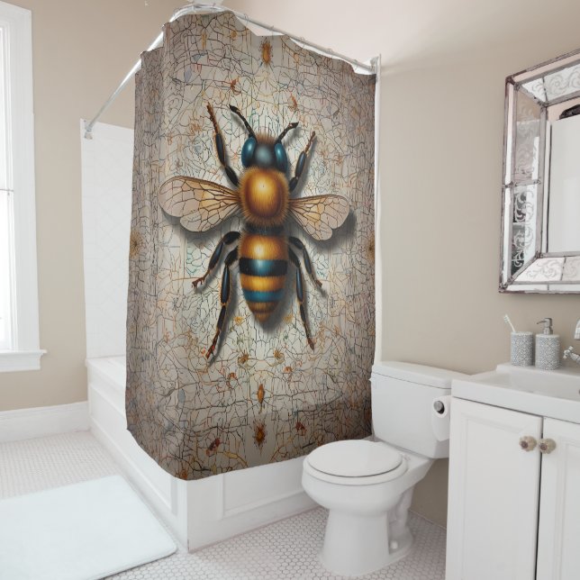  Vibrant Bee with pastel Hues (In Situ)