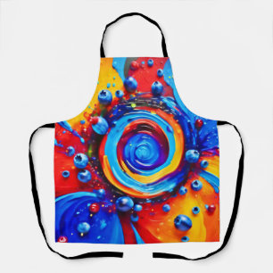 Vibrant Berry Vortex Apron