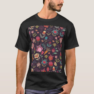Vibrant Big Flowers Collection T-Shirt