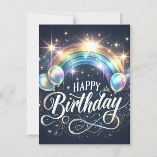 Vibrant Birthday card