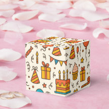 Vibrant Birthday Party Seamless Pattern