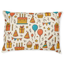Vibrant Birthday Party Seamless Pattern