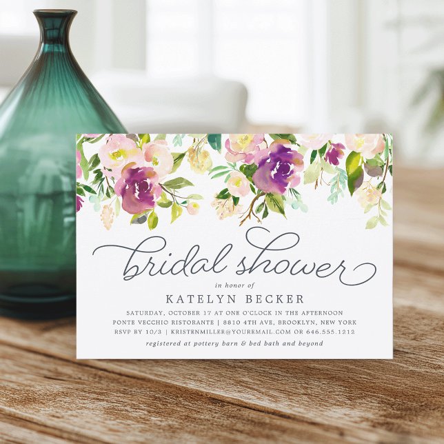 Vibrant Bloom Bridal Shower Invitation (Creator Uploaded)