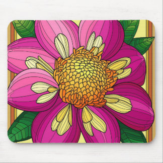 Vibrant Bloom Mouse Pad