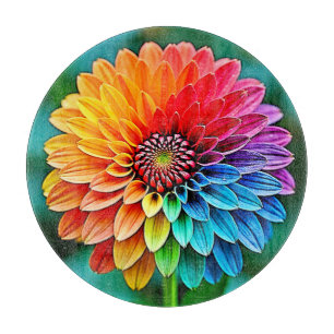 Vibrant Bloom of Hope and Joy Design Cutting Board