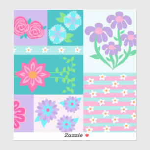 Vibrant Blooming Flowers Design