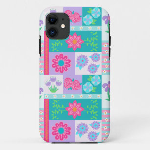 Vibrant Blooming Flowers Design iPhone 11 Case
