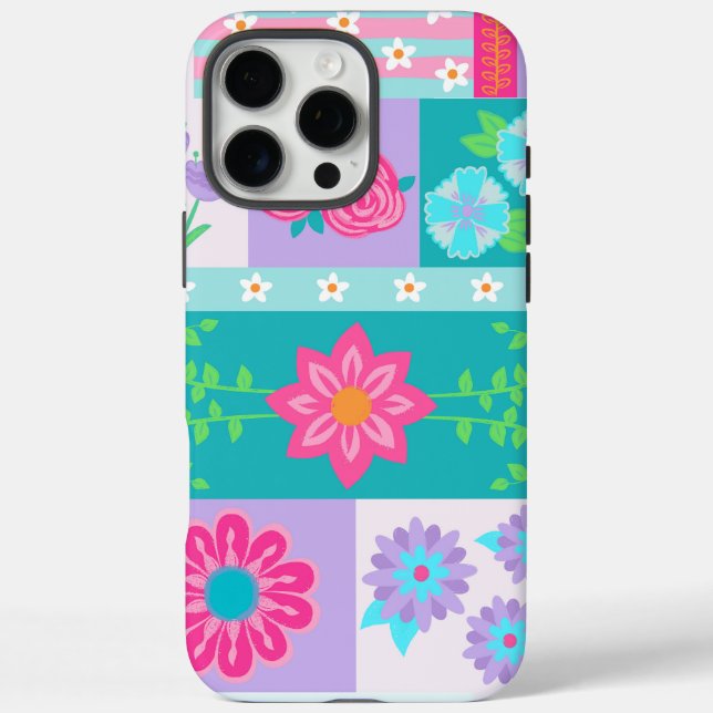Vibrant Blooming Flowers Design Case-Mate iPhone Case (Back)
