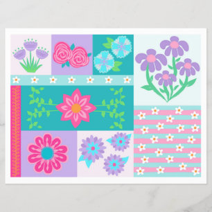 Vibrant Blooming Flowers Design Flyer