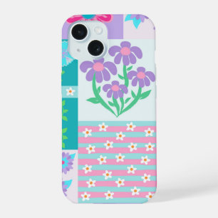 Vibrant Blooming Flowers Design iPhone 15 Case
