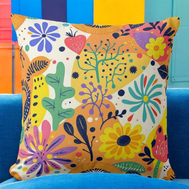  Vibrant Blossom Cushion (Creator Uploaded)