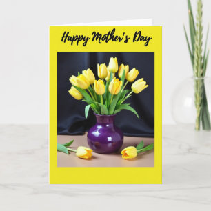Vibrant Blossoms Mothers Day Card
