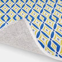 Vibrant Blue and Yellow