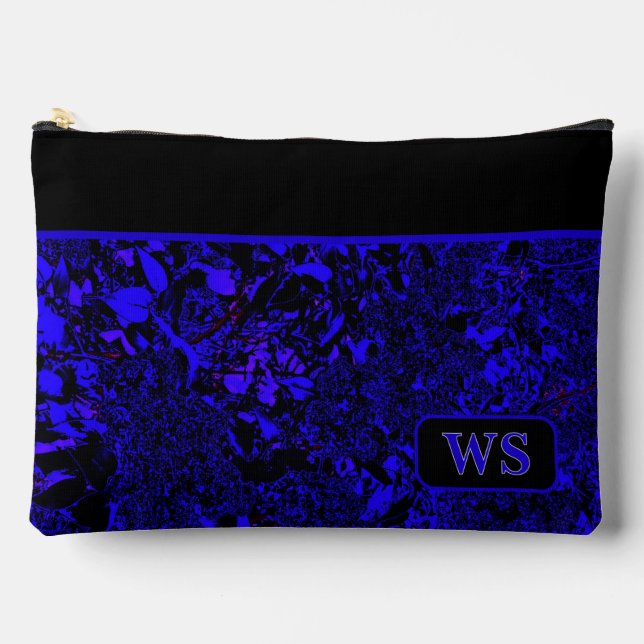 Vibrant Blue Cosmetic Pouch (Front)