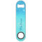 Vibrant Blue Glitter look Ombre Monogram Stylish