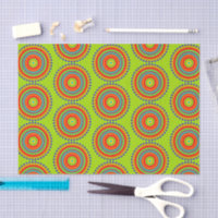 Vibrant Boho Concentric Mandala Pattern