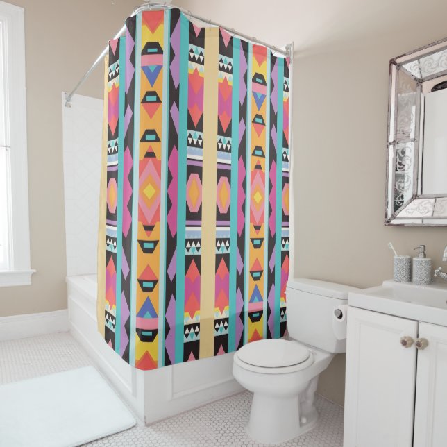 Vibrant Boho Geometric Pattern mix (In Situ)