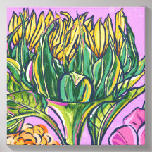 Vibrant Bold Colourful Sunflower