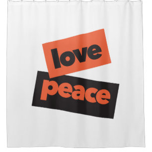 Vibrant, bold, simple, urban design of Love Peace