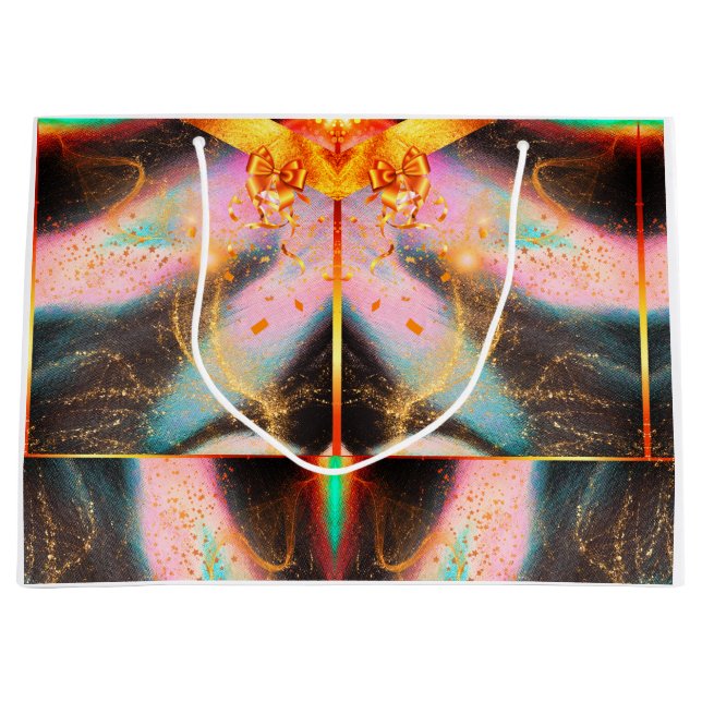 Vibrant Bow Gift Bag (Front)