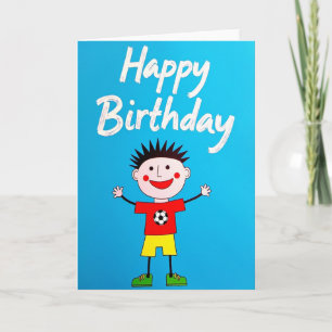 Vibrant Boy Birthday Card