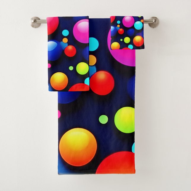 Vibrant Bubble Pop Art (En situation)