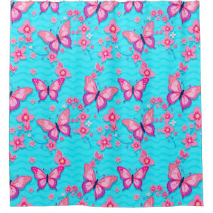 Vibrant Butterflies and Flowers Design