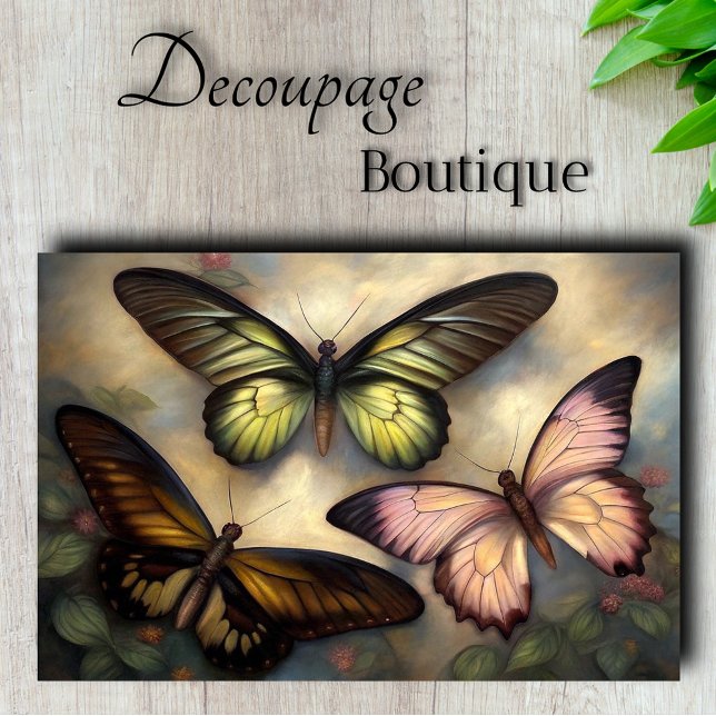 Vibrant Butterfly Collection Decoupage Tissue Paper (Vibrant Butterfly Collection Decoupage Tissue Paper)