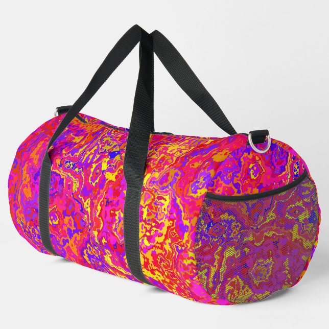 Vibrant Camo  Duffle Bag (Right Corner)