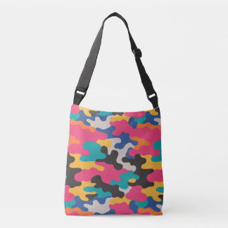 Vibrant camo tote bag