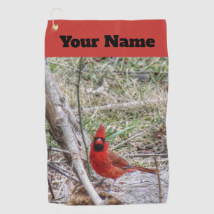 Vibrant Cardinal Golf Towel