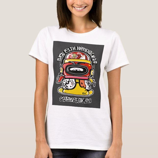 "Vibrant Cartoon Design T-Shirt – Add Fun and Colo (Front)
