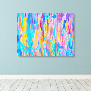Vibrant Cascade Canvas Print