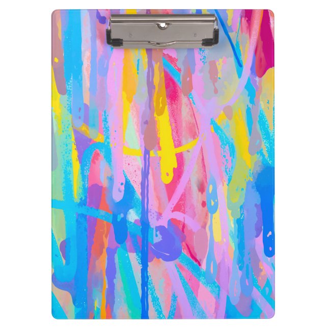 Vibrant Cascade Clipboard (Front)