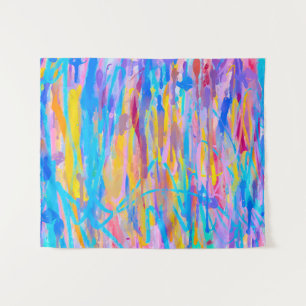Vibrant Cascade Tapestry