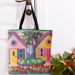 VIBRANT CHARMING TROPICAL SCENE FOR YOUR TOTE<br><div class="desc">NEEDLEPOINT CHARMING TROPICAL SCENE FOR YOUR TOTE — NEEDLEPOINT DONE BY A DEAR FRIEND -- ALWAYS THERE FOR A CHEERFUL VIEW AND A PRACTICAL USE.</div>