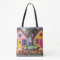 VIBRANT CHARMING TROPICAL SCENE FOR YOUR TOTE 