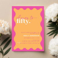 Vibrant Cheers to Fifty 50th Birthday Party