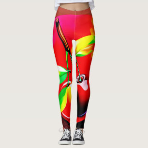 Vibrant Cherry Duo Leggings