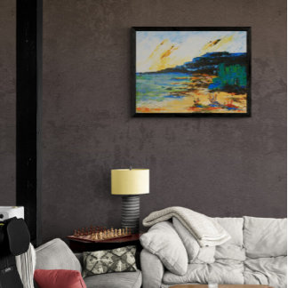 Vibrant Coastal Landscape Photo Print