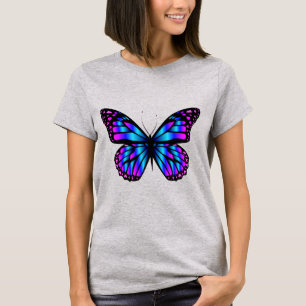 vibrant color butterfly T-Shirt