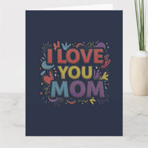 Vibrant Colorful Card