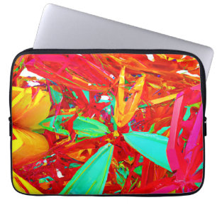 Vibrant Colors Abstract Pattern Laptop Sleeve