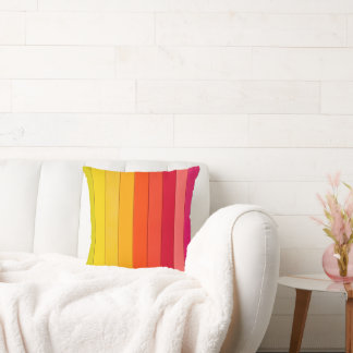Vibrant Colour Aesthetic Pattern Decorative Throw Pillow