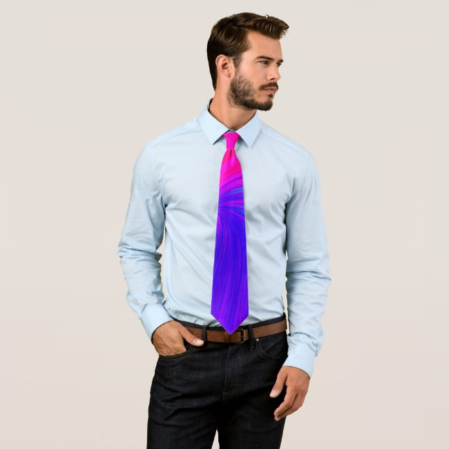 Vibrant Colour Aesthetic Pattern Tie (In Situ)
