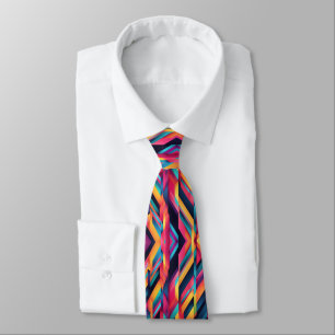 Vibrant Colour Blocks Tie